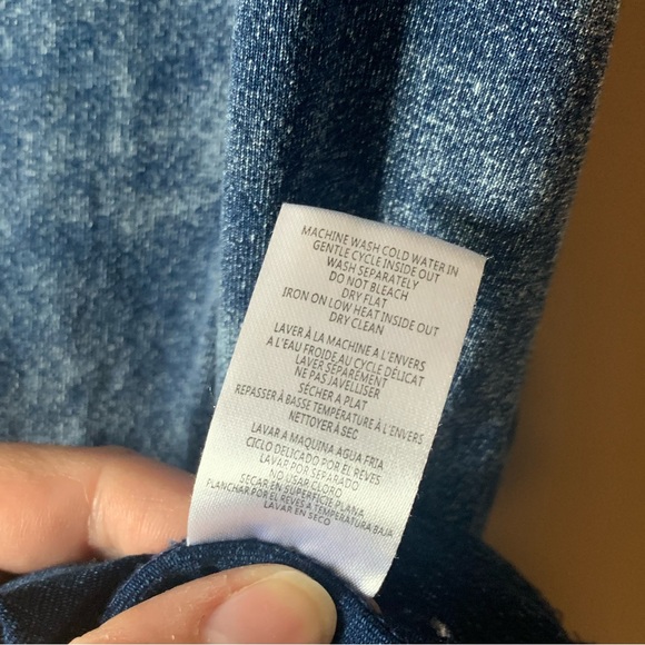 Simon’s Twik Faded Denim Dress - Picture 6 of 6